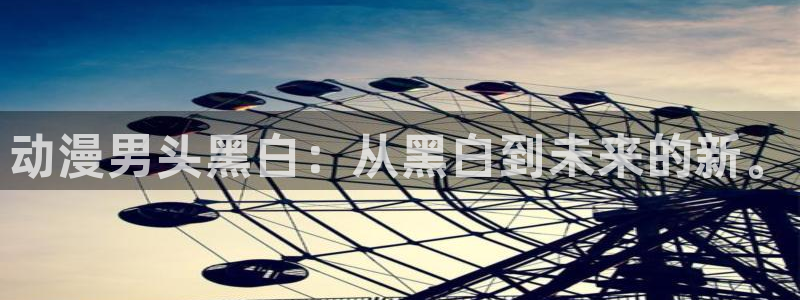 age动漫官方网页入口：动漫男头黑白：从黑白到未来的新。